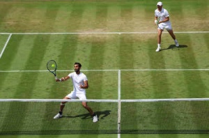 Wimbledon 2025: Bhambri and Galloway's Doubles Run Ends in Tiebreak Heartbreak
OR
Indian-American Duo Bhambri, Galloway Eliminated from Wimbledon in Round 3 Tiebreak Thriller