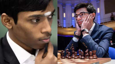 Praggnanandhaa and Giri, two prominent figures in chess.