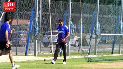 Jasprit Bumrah fine-tuning his lethal bowling in the nets