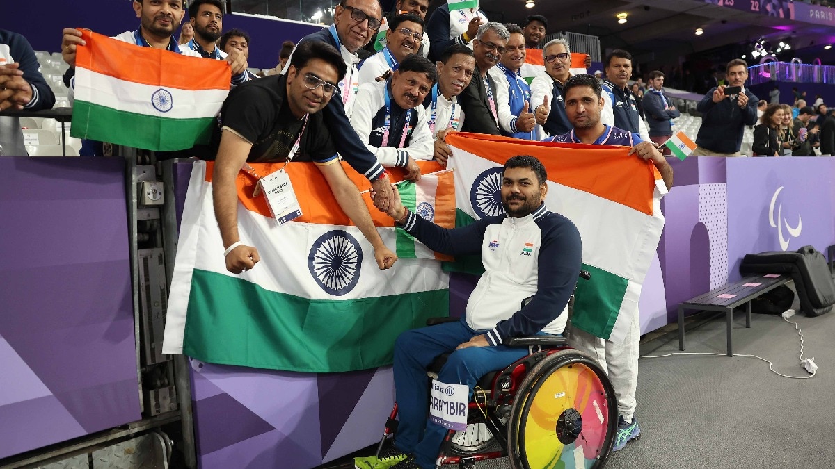 Dharambir won gold in men's club throw F51 event at Paralympics in 2024 (Courtesy: Getty Images)   Dharambir