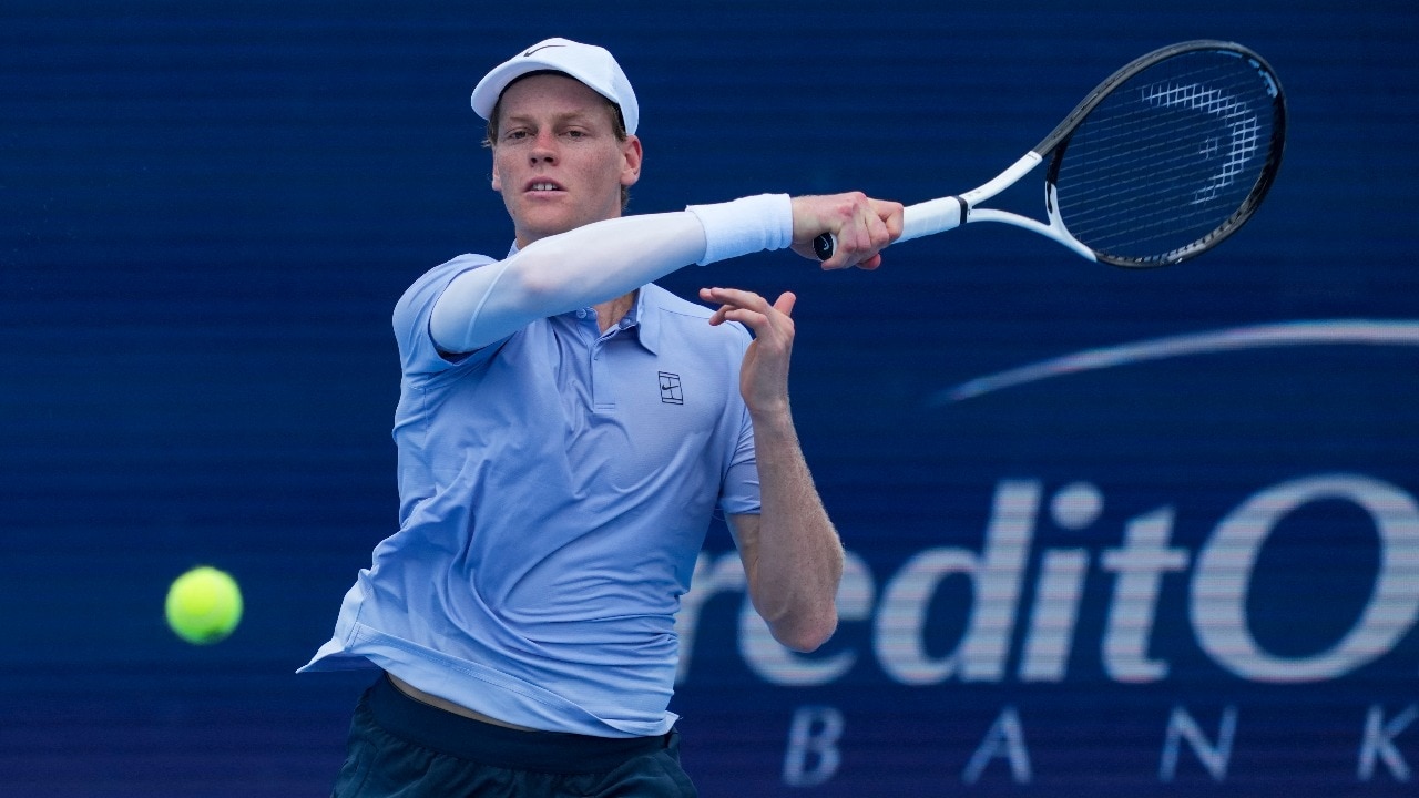 Jannik Sinner withdrew from the Cincinnati Open final. Courtesy: Reuters Jannik Sinner