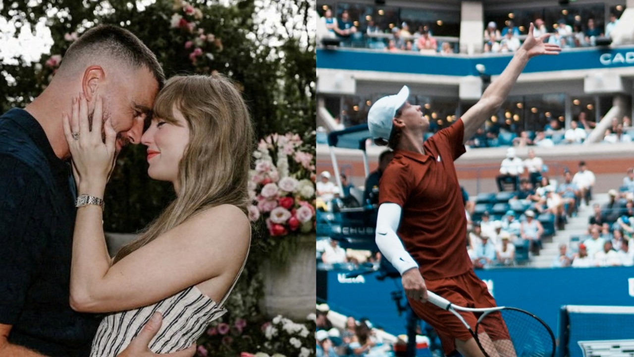 US Open commentators interrupted broadcast to discuss Taylor Swift-Travis Kelce engagement (Reuters Photos) Taylor Swift and Travis Kelce